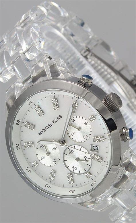 clear acrylic michael kors watch|Michael Kors replacement watch links.